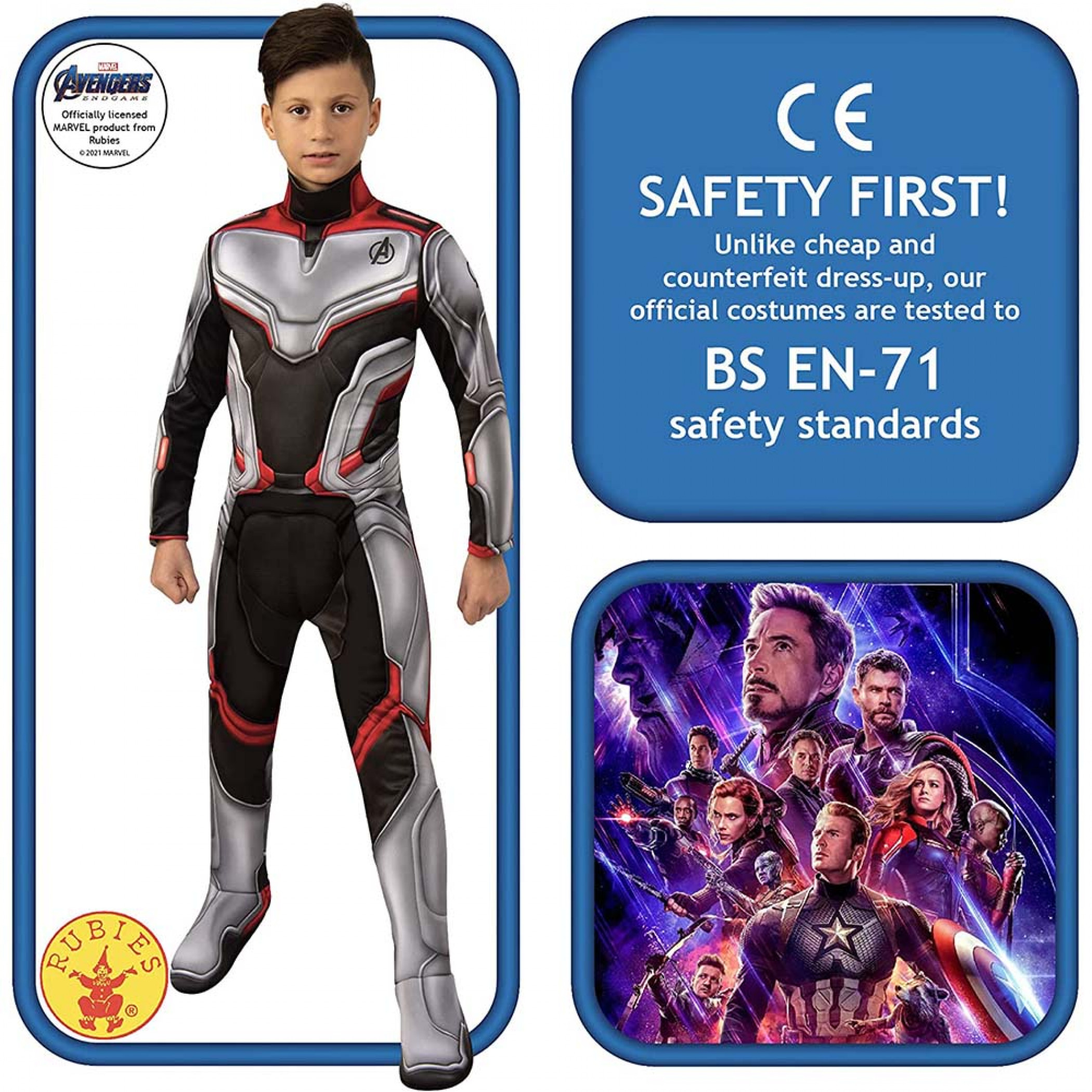 Marvel Avengers Team Suit Deluxe Youth Costume